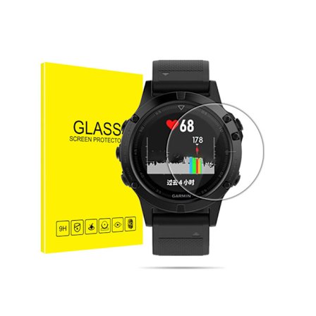 Skärmskydd i Härdat Glas för Smartwatch, 2-pack Garmin Fenix 5