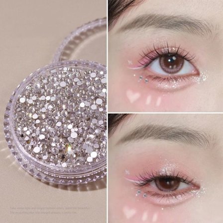 2 lådor Ögon Ansiktssminkning Ansiktsdekoration 5 5