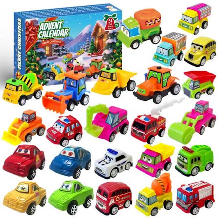 Adventskalender 2026, 24-dagers Monster Truck Julekalender for gutter