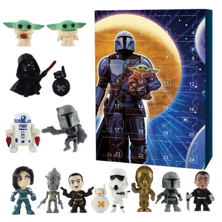 2023 Ny Sanrio Julekalenderboks Star Wars Yoda 24 stk. Sanrio 24 gaver C