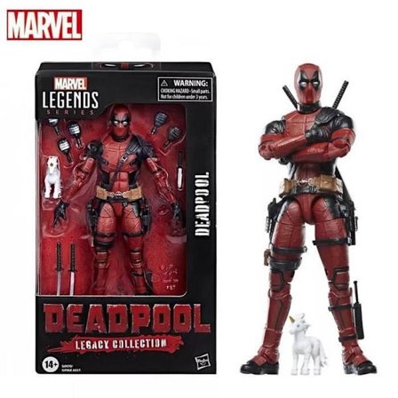 DEADPOOL FIGUR CA 20 CM, X-MEN LEGENDS MARVEL LED LEKSAK BARNPRESENT
