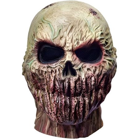 Läskig Halloween Zombie Mask Realistisk Skräck Mask Nyhet Kostymfest Latex Full Head Mask Creepy