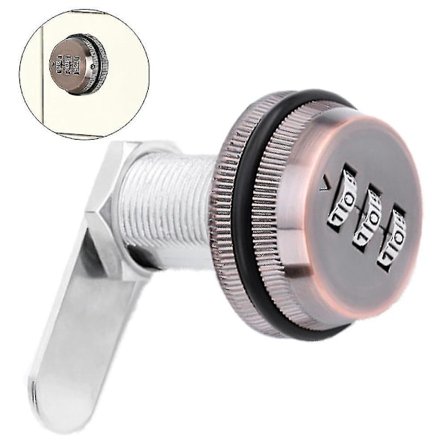 Kodekombinasjonslås postkasse uten nøkkel for skapskuff 30mm