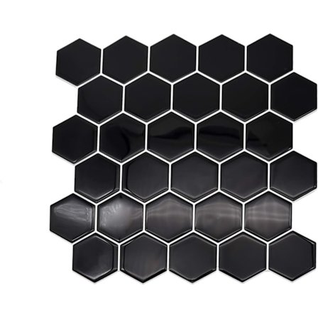 5 st. PET-material tapet med imitationsplattor 3D stereoskopisk vägg