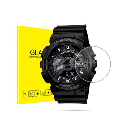 Displayskydd i härdat glas för Casio GA-110/100 - 2-pack