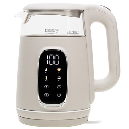 1,7 L elkedel med LED-display og temperaturindstilling