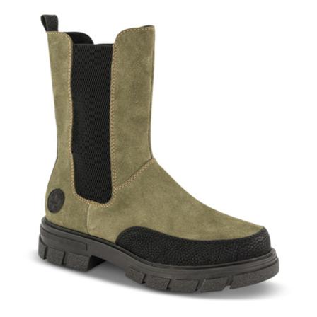 Rieker Chelsea støvle Grøn, Dame Chelsea boots, Størrelse: 42 EU