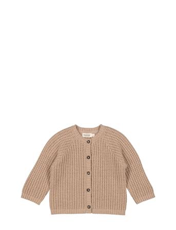 Taki Tops Knitwear Cardigans Beige MarMar Copenhagen