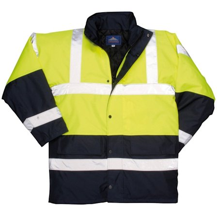 Portwest Unisex slitstark Hi Vis trafikjacka / Säkerhetskläder