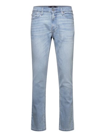 Hco. Guys Jeans Slim Jeans Blå Hollister*Betinget Tilbud