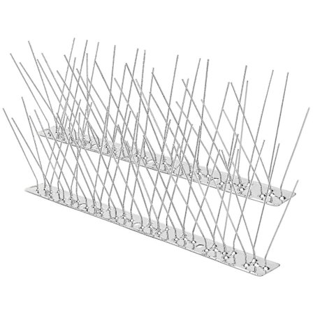 5 stk. duespigge 33 cm rustfrit stål fugleafvisende pigge mod duer og fugle til altan tag vinduer[jl]