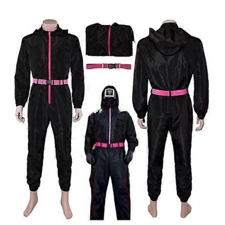 Squidward Gaming Cosplay Kostyme Bodysuit Gaming Bodysuit med Svart Uniform Halloween Party Karneval Kostyme - Perfekt