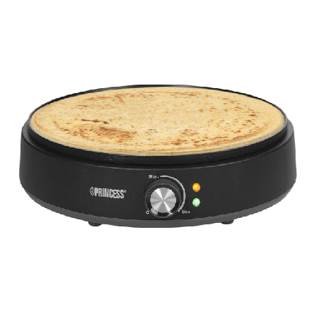 Princess Crépes Järn Deluxe 30cm 1200watt Köksmaskiner Unisex Svart 30 cm