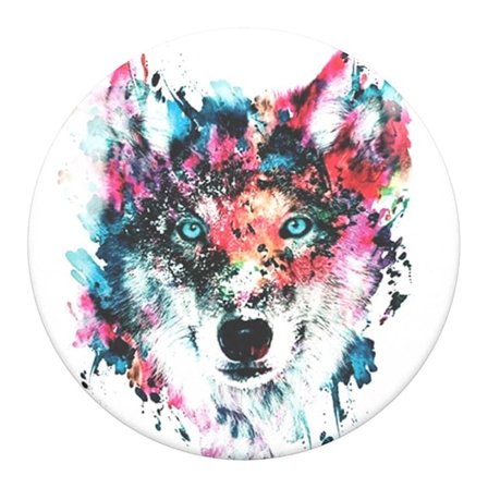 POPSOCKETS Wolf Aftageligt Grip med Stativfunktion