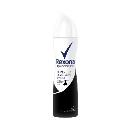 Rexona Invisible Black + White Deodorant Spray Deo Dam Flerfärgad ONESIZE