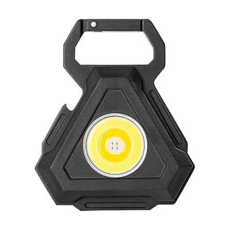 1 kpl USB-ladattava Mini monitoiminen taskulamppu COB-työvalo vahvalla magneettisella 7 valaistustilalla 3 värillä (FMY)