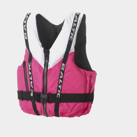 Colete de vela Baltic Genua 50N, branco/rosa, Small (40 - 50 kg)