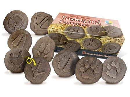 YELLOW DOOR Undersök Fotspår fr bondgården sten 8/fp - Lyreco - Skola och förskola - Lekmaterial - Lekfigurer - Djur