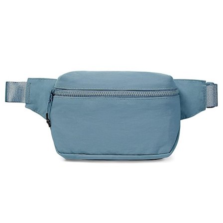 Dammobiltelefon midjeväska stor kapacitet vattentät vandringsväska för shopping camping promenader(Blå)