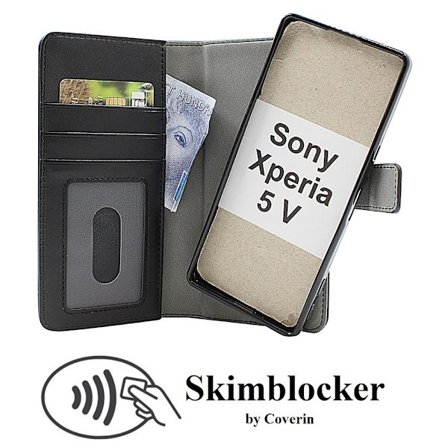Skimblocker Magnet Fodral Sony Xperia 5 V