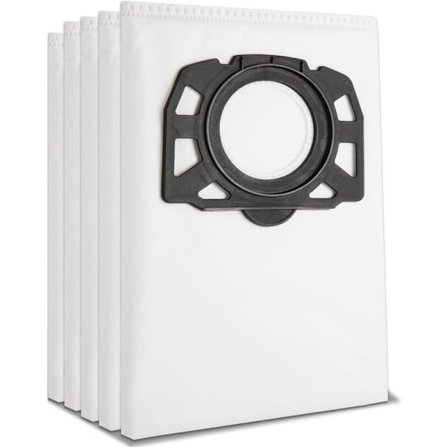 5st dammsugarpåsar för Kärcher 2.863-006.0 non-woven filterpåsar 487 wd4 wd5 wd6 wd6p premium mv4 mv5 mv6 filterpåsar