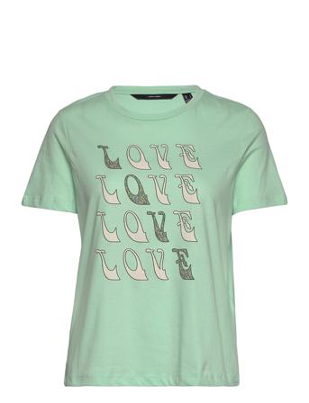 Vmtiaolly Ss Top Box Jrs Green Vero Moda