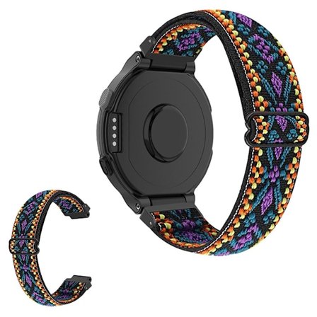 Unikt justerbart spænde i elastisk nylon til Garmin Forerunner-ur - Lilla