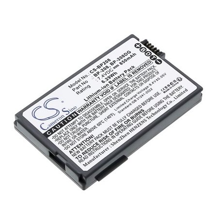 Batteri til kamera for Canon DC210, DC220, DC230 osv.