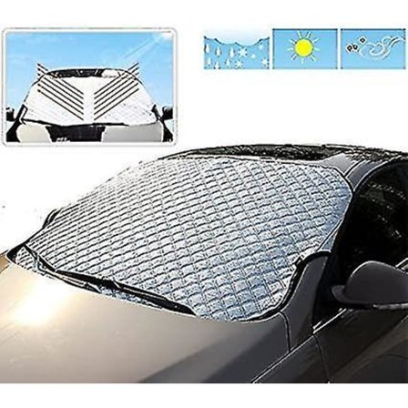 Foldbar Solskærm til Bil - Sneskjold, Isdækning, Vindskærm