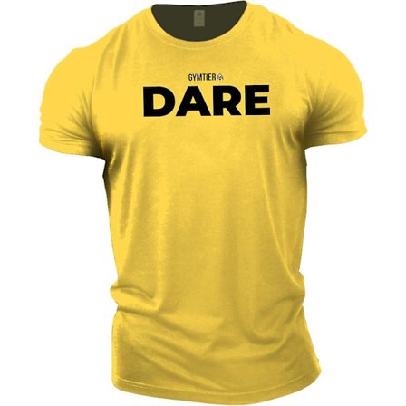 Gymtier Dare - Bodybuilding T-shirt | Gym T-shirt för män Träningskläder