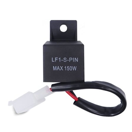 Moottoripyörän LED-vilkkurele 12V 2-napainen LF1-S-PIN Max 150W 12 Volt