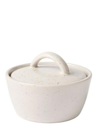 Broste Copenhagen Nordic Vanilla Bowl With Lid - Cream - Ø 8 cm
