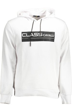 Cavalli Class Felpa Senza Zip Uomo Bianco