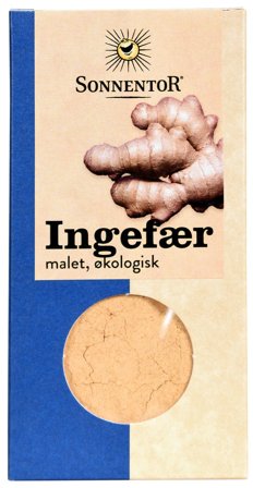 3 for 2 - Sonnentor Ingefær Malet Ø 30 g, Helse & Madvarer, Krydderier, Ingefær