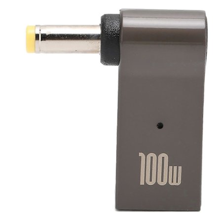 Type C Hun til Han Adapter 100W 5A Aluminium Legering Skall PD Laptop Opladningsadapter til Lenovo 4.8mm 1.7mm