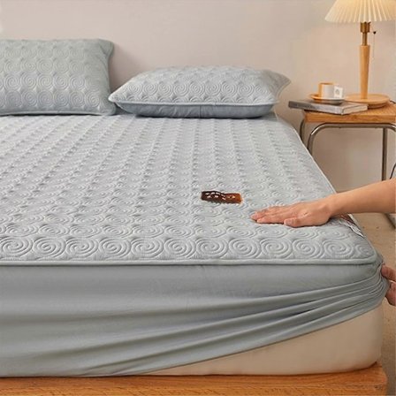 Muotoonommeltu lakana Sisältää kasvikuitua Tikattu kerros Päiväpeite Patjansuojus Muotoonommeltu lakana Lakanat, 100cmx200cm