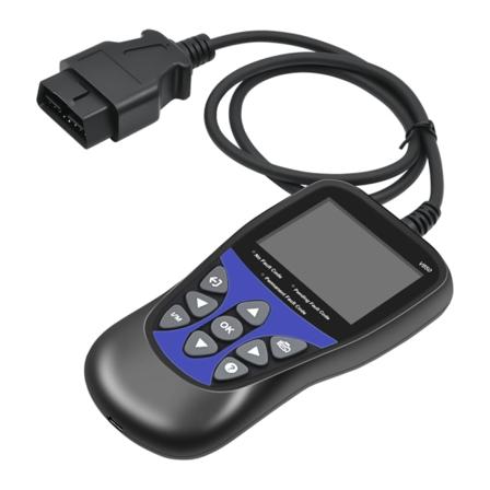 12V V850 Universal Trailer Bil Motorcykel Batteri Tester Kodelæser Batteri System Analyzer Opladning Cranking Test Tool