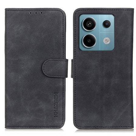 SKALO Xiaomi Redmi Note 13 Pro 5G KHAZNEH Pungetui i PU-læder - Black
