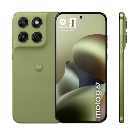 Motorola G67 4GB 128GB XT2621-2 6.78inch pOLED 1600nits IP64 MIL-STD DS 5200mAh 30W TC Nile Green