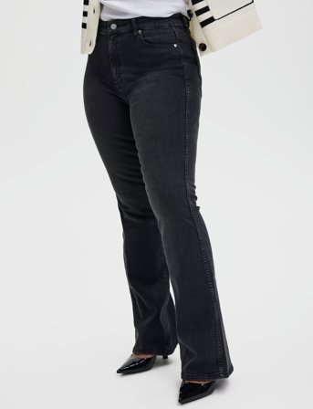 Gestuz Emilindagz Hw Flared Jeans - Grey - 25