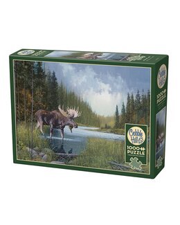 Palapeli Hirvi järven rannalla 1000 palaa