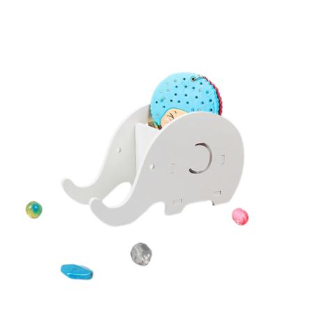 Kreativ tre-elefant multifunksjonell oppbevaring manuell montering pennholder brakett kontorrekvisita
