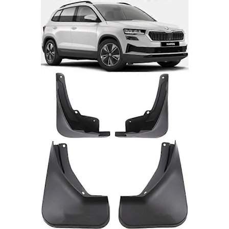 Ægte støbte stænklapper for og bag til 2017-2024 Skoda Karoq_tfrf