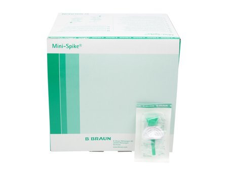 B. Braun Mini spike opptr kan B-filter, 50 stk.