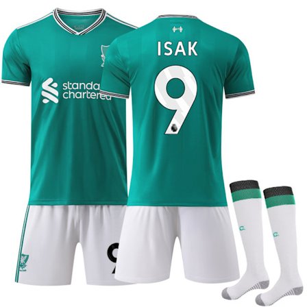 2526 Liverpool Tredje Barn Voksen Fotballdrakt Kit Nr.9 Isak