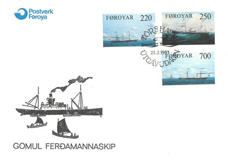 Færøerne 1983 - AFA 73-75 - FDC