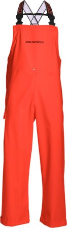 Grundéns Neptune 509 Commercial Fishing Bib Pants Unisex rain trousers Orange M