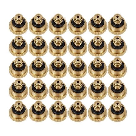 30 Pakke Dyser for Vannforstøving 0.4mm Erstatningshoder, Lavtrykks Atomiserende Sprøyte for Terrasse L [Db]