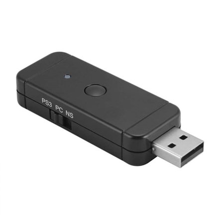 Trådløs kontrolleradapterkonverter for PS4/PS5/Nintendo Switch/Xbox One/Wii U-kontrollere