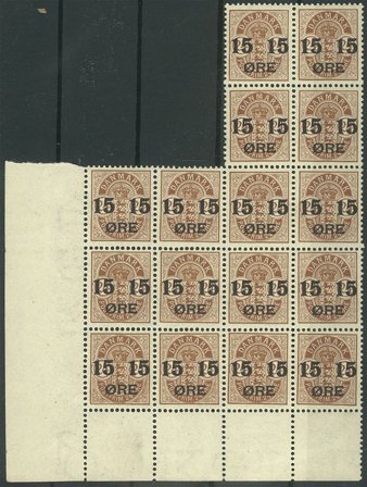 Danmark - AFA 41 ubrugt 15/24 i 16-blok